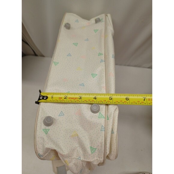 Vtg 1984 Cudlie Baby Over The Shoulder Diaper Bag Changing Pad 14"x10" Confetti - Picture 7 of 15